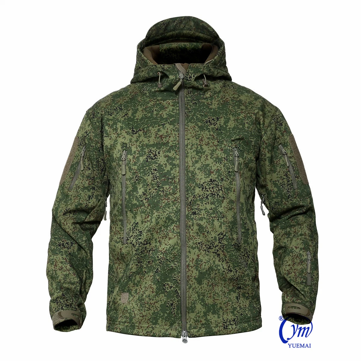 Abrigo táctico militar impermeable de Rusia, camuflaje, chaqueta de caza suave al aire libre del ejército.