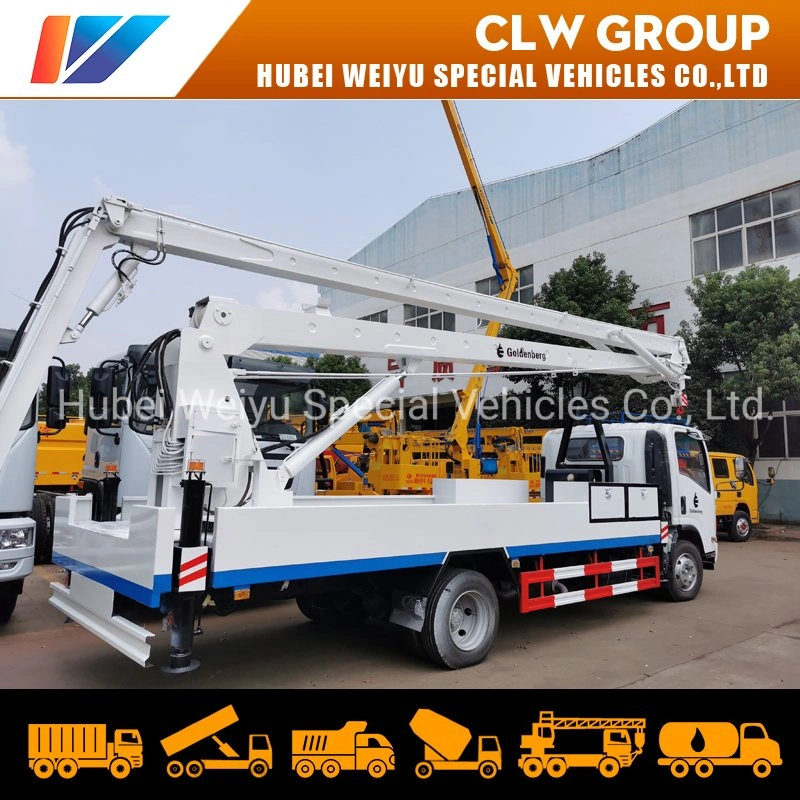 Japan Brand Isuzu 22 Meters Man Lift Aerial Platform Working Truck Cherry Picker High Altitude Operation Truck