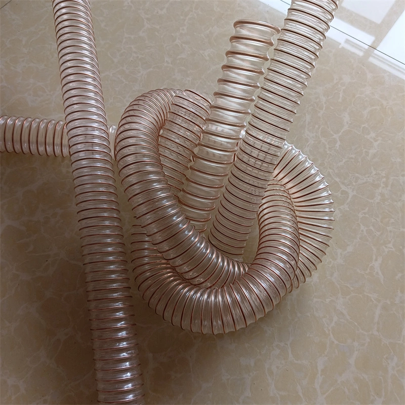 Wear-Resistant Soft PU Steel Wire Suction Hose
