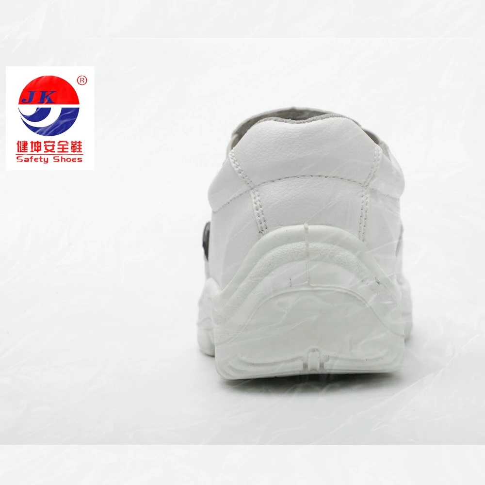 Microfiber Leather Safety Shoe for Clean Room White