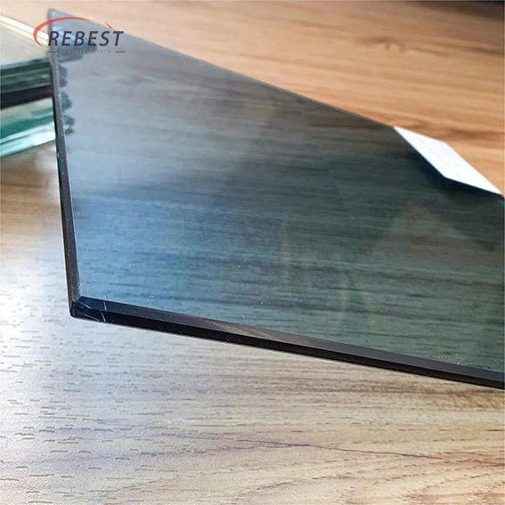 3mm-12mm Tinted Solar Reflective Float Glass with Green Blue Grey Bronze Colors Optional