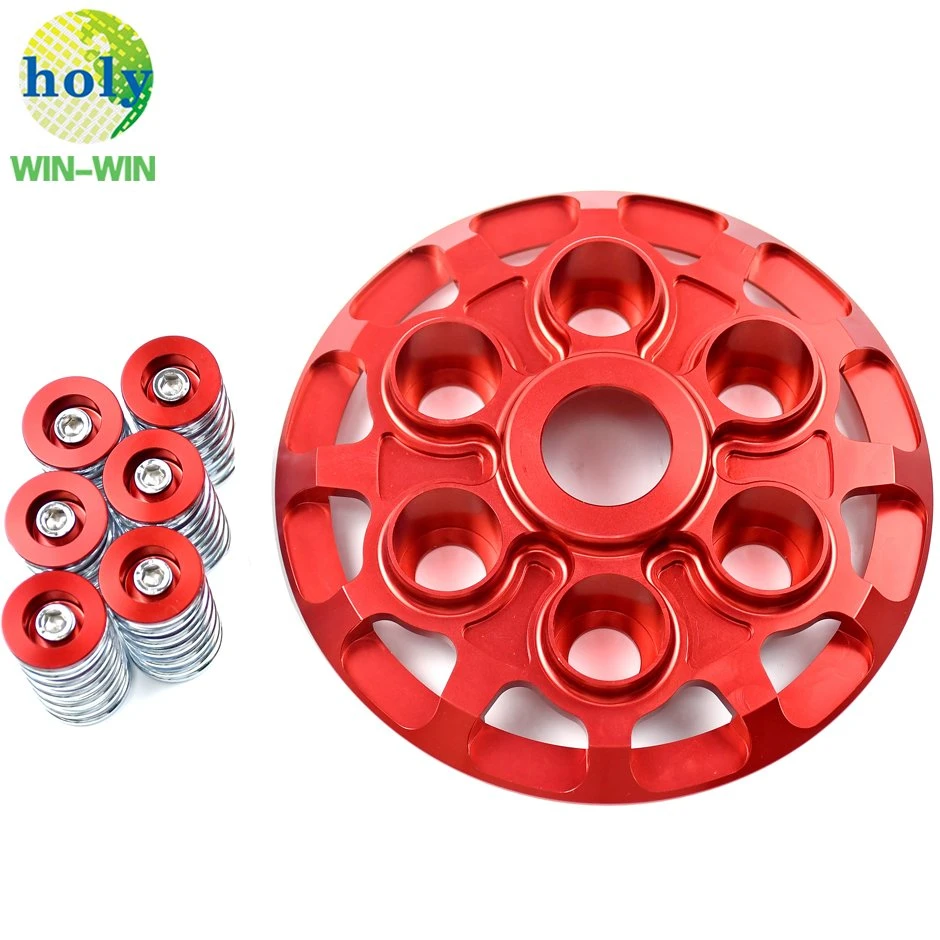 CNC Motorcycle Pressure Plate-a No Teeth Version with Nice Anodized CNC Machining Motorcycle Spare Parts