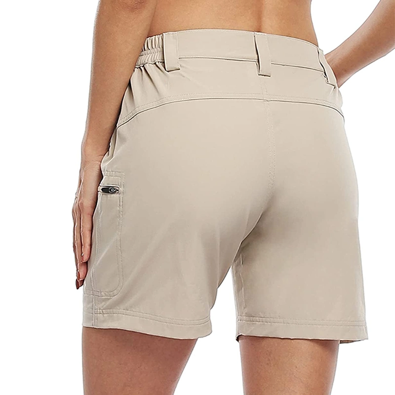 Mujeres′ S Senderismo pantalones cortos de carga de secado rápido Golf activo Atlético Pantalón corto pantalones cortos de running ligeros con bolsillos