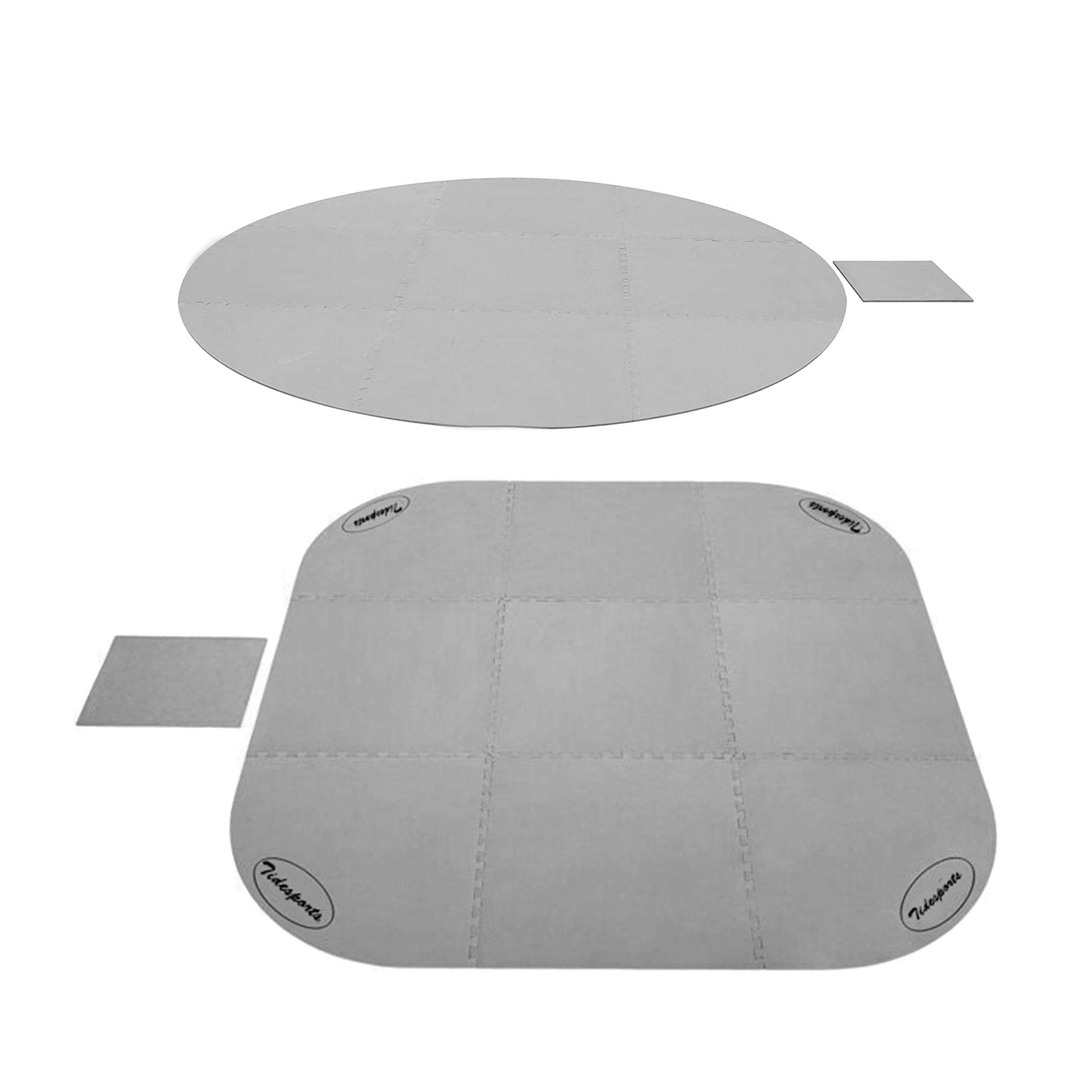 Interlocking Patio Tiles Outdoor SPA Floor Mat Foam Ground Sheet for Outdoor Hot Tubs