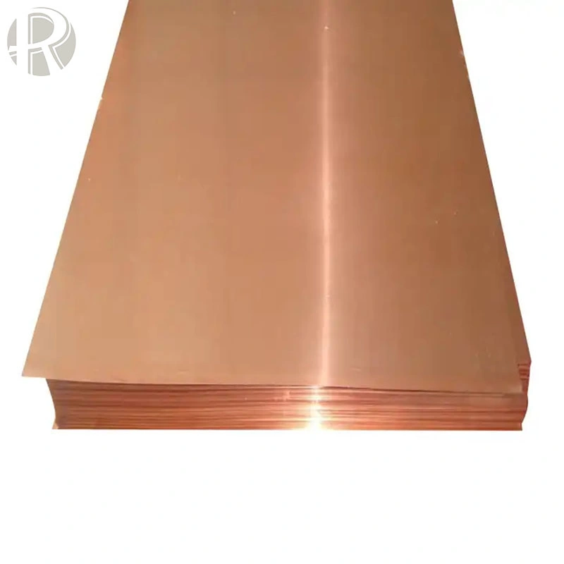 Vente en gros plaques pour cathodes en cuivre 3mm 5mm 20mm épaisseur 99.99% Feuille de cuivre T2 4X8FT fournisseur de cuivre