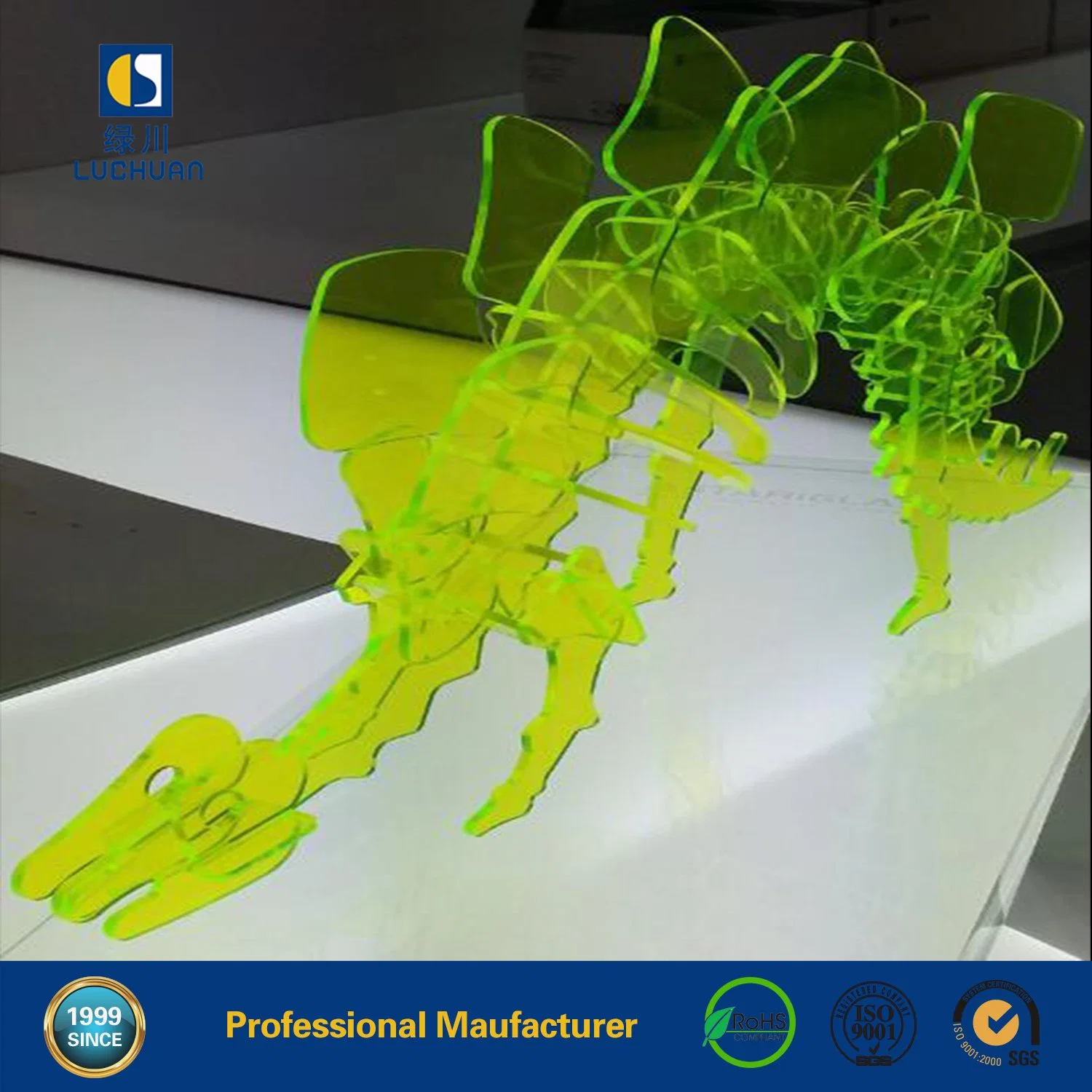 Luminescent or Fluorescent Acrylic Sheet /Plexiglass Used for Furniture