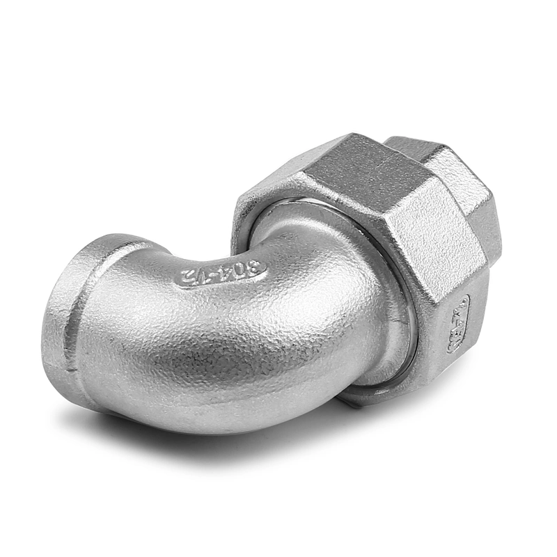 Stainless Steel 304 Elbow 90 Degree Thread Union Elbow for Pipe Fittings