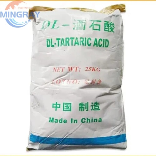 China venta de comida caliente grado ácido Dl-Tartaric CAS: 133-37-9