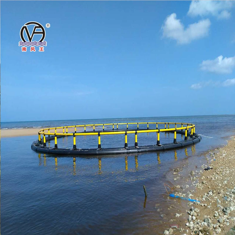 Manufacturer of Simple Circular HDPE Cage Tilapia Breeding Equipment