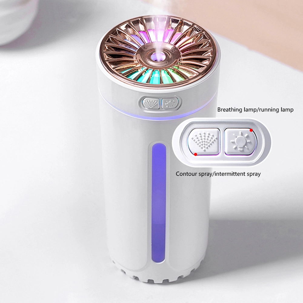 Oabes Bougie LED Lumière Humidificateur à Brume Ultrasonique Cadeau de Noël