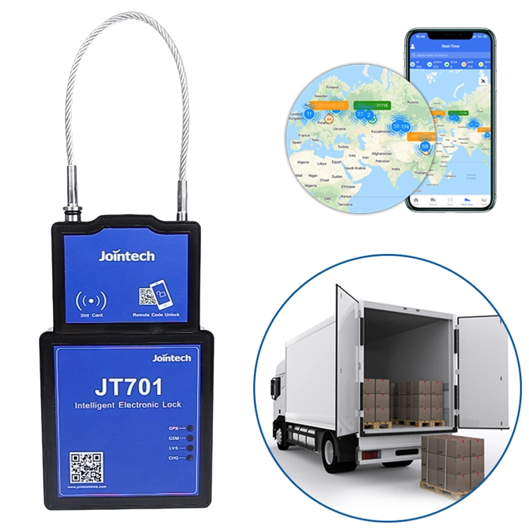 Jointech Jt701 contenedor inteligente GPS bloqueo digital GPS Sello de navegación Seguimiento de Padlock