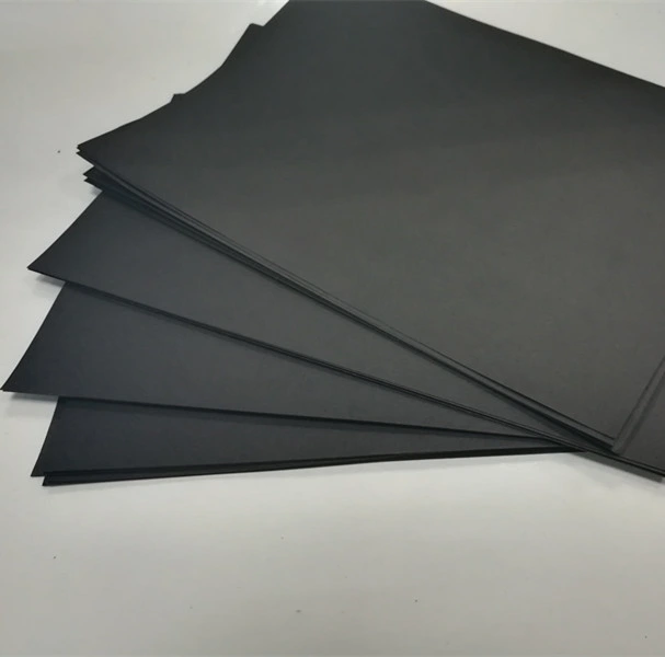 250GSM 300GSM 400GSM Black Paper for Packaging Wrapping Clothes Shoes