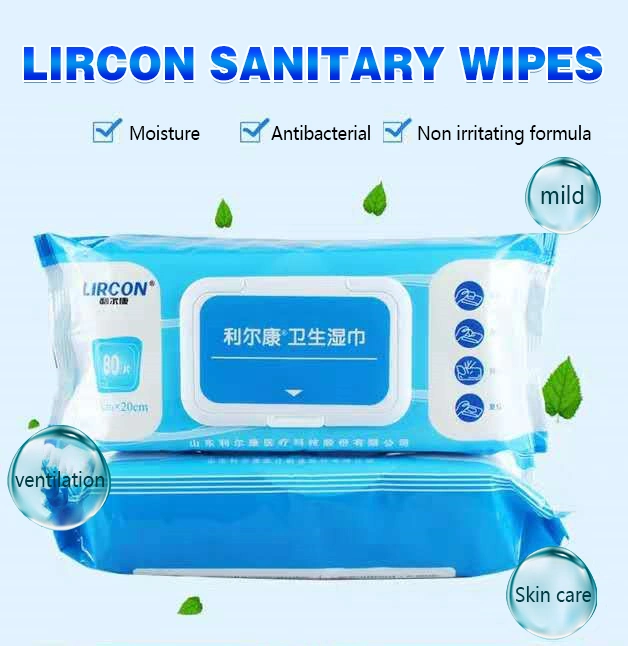 Customized Effect Disposable Sanitizer Cleaning Disinfectant 75% Alcohol Wet Wipes