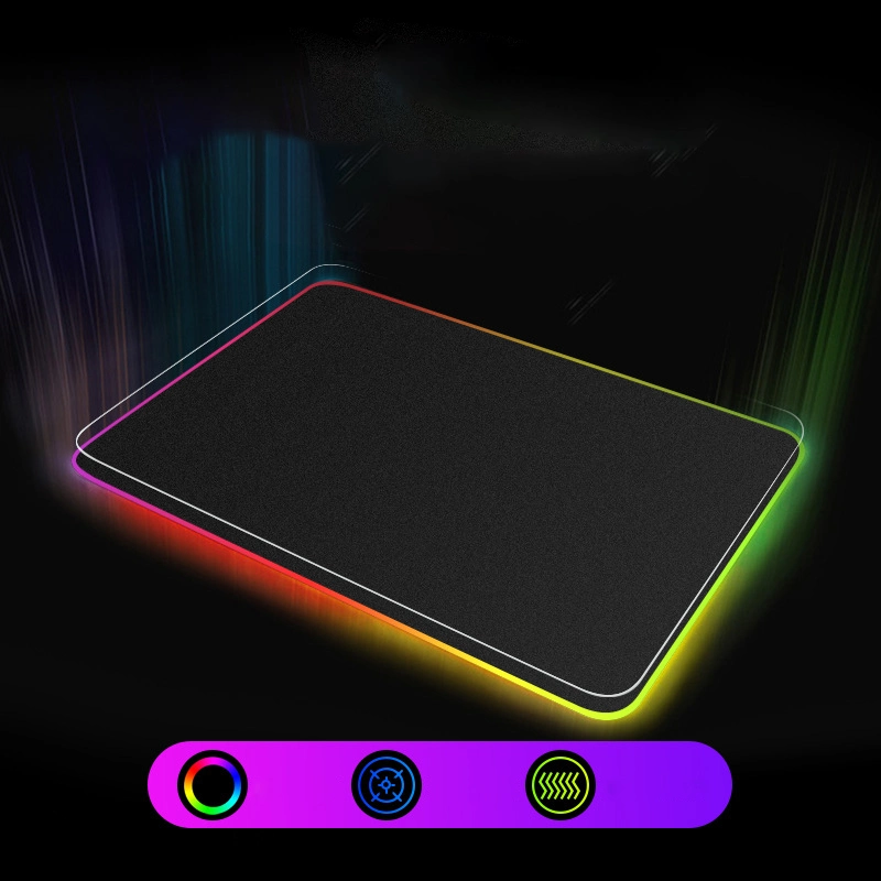 TAPIS de clavier lumineux LED promotion cadeau tapis de bureau Gamer naturel Tapis de souris de jeu en caoutchouc Accessoires pour ordinateur de jeu