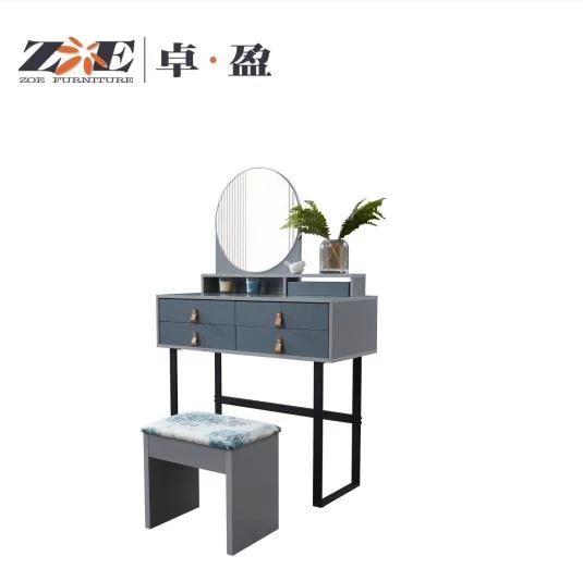 Modern Home Furniture Kids Furniture Computer Study Table Desk Bedroom Dresser with Mirror