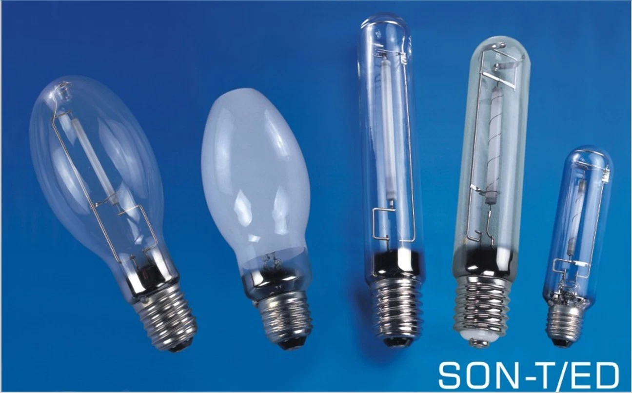 High Pressure Sodium Lamp Son50W/70W/100W/150W/250W/400W/600W/1000W Tubular and Elipitical