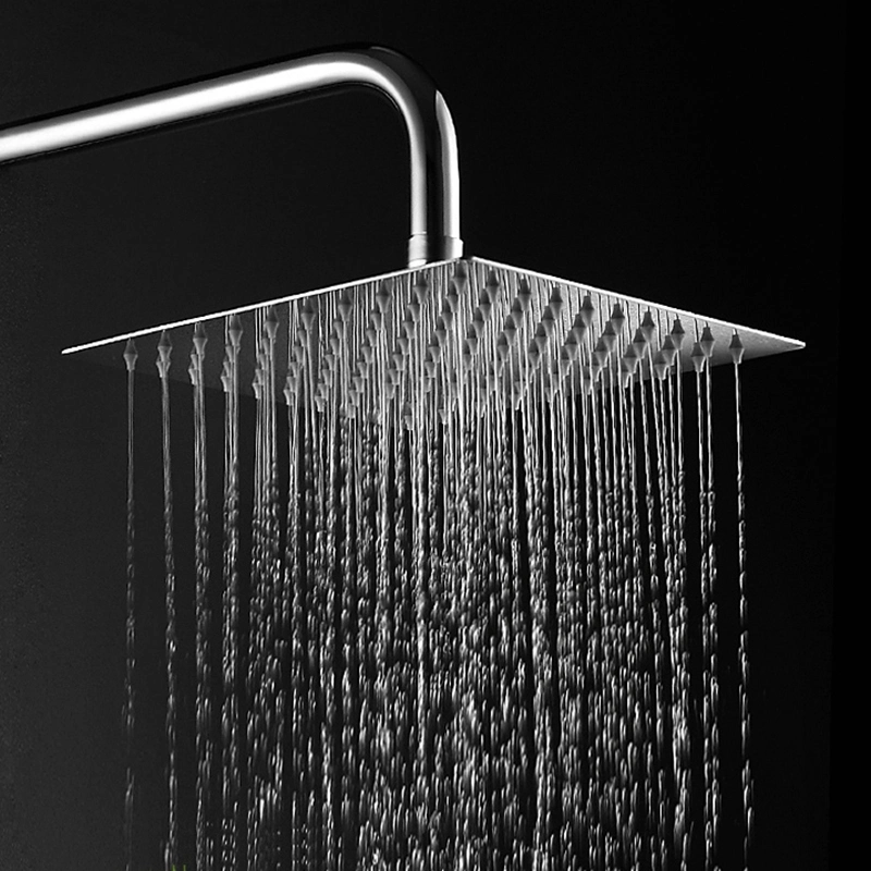 Square Top Over Head Stainless Steel Shower Head