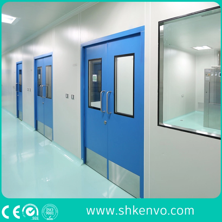 GMP Approved Metal or 304 Stainless Steel Cleanroom Doors with Interlocking for Lab or Medical