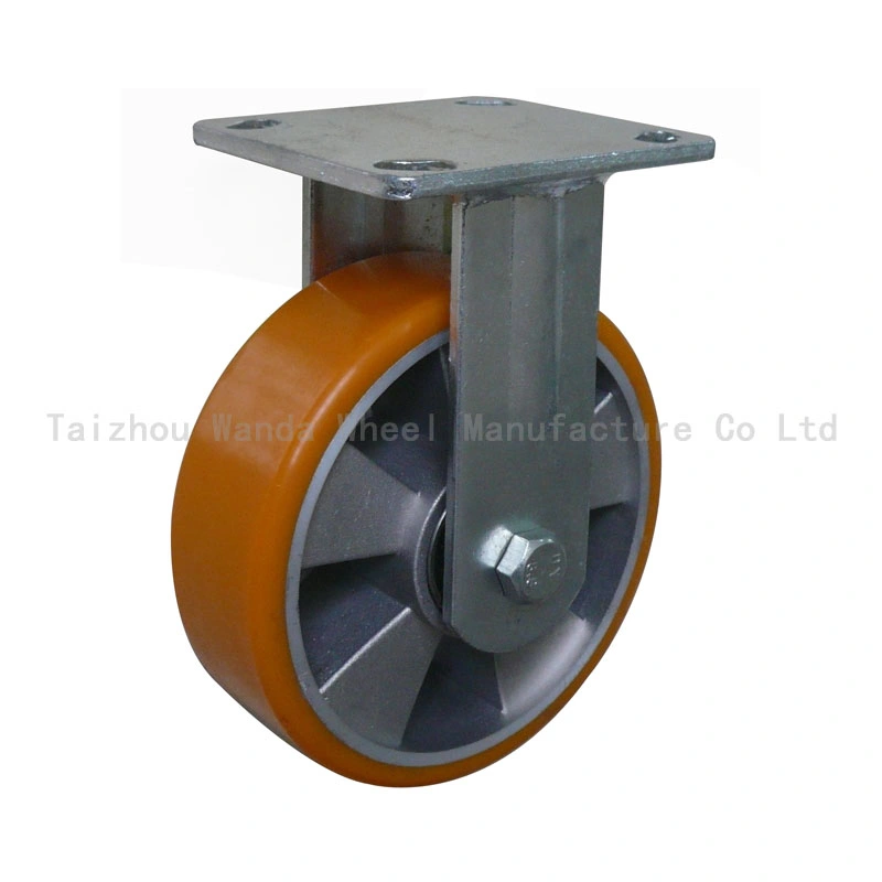 5"X2" Heavy Duty Aluminium Core PU Wheel Swivel Trolley Caster