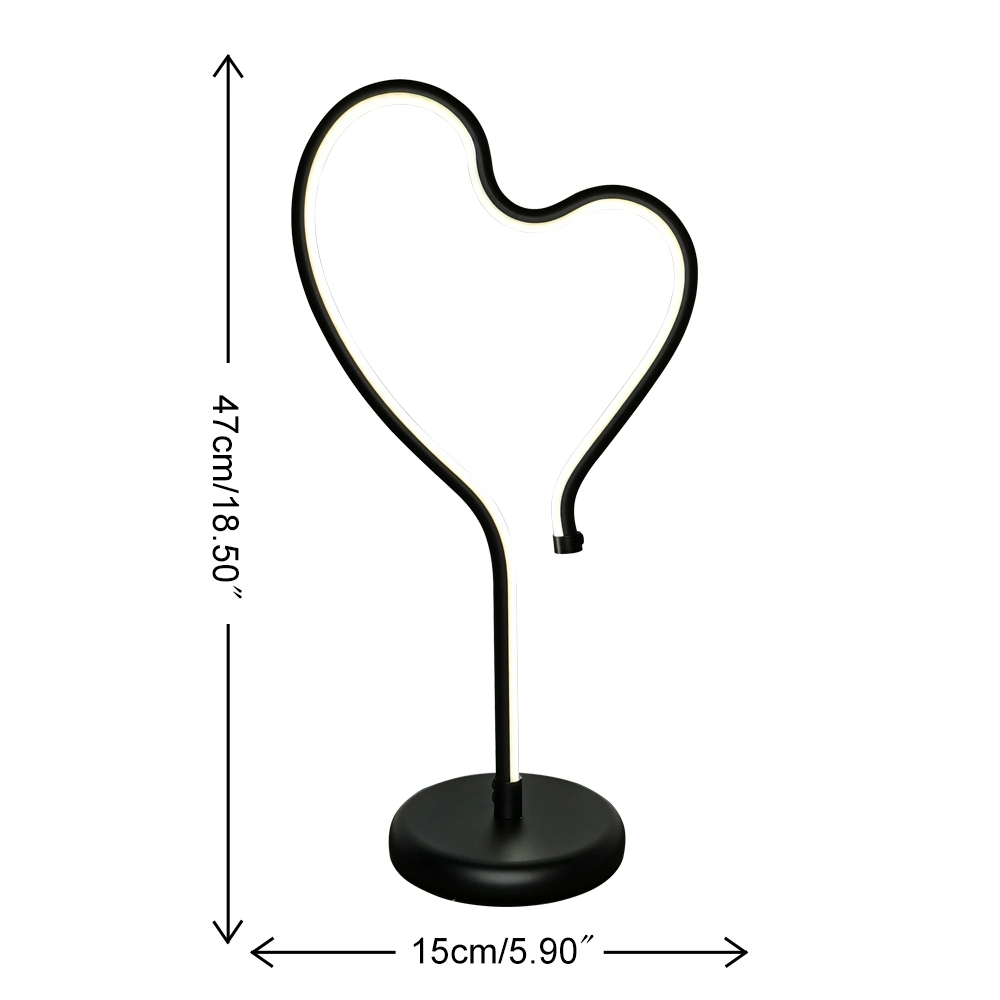 Love Shape LED Table Light