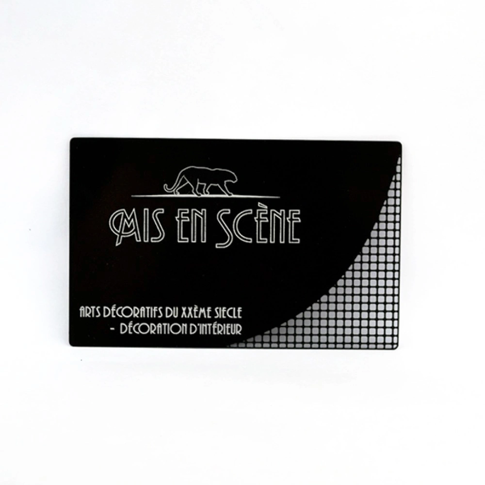 Custom Brushed and Anodized Finish VIP Metal Business Card