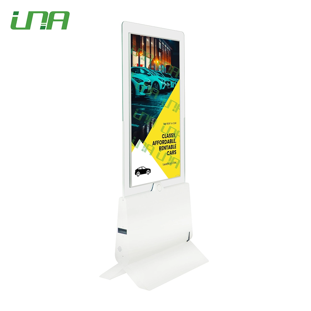 Floor Standing Double Side Glass 43inch LCD Advertising Display for Advertising