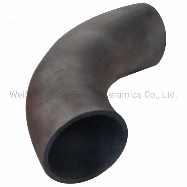 Wholesale/Supplier Silicon Carbide Parts Ceramic Liner Elbow Sisic Material
