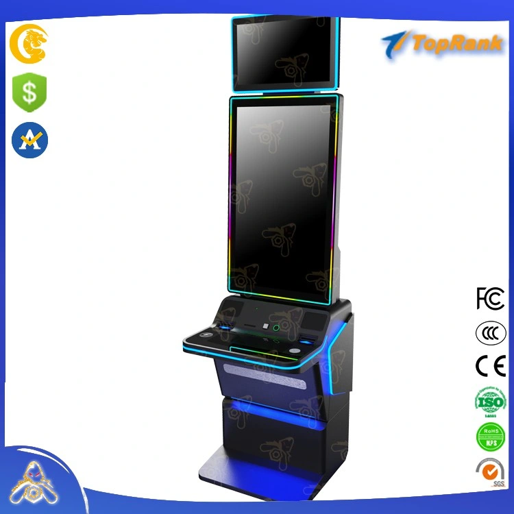 Hot Coin Operated 32 Inch Curved LCD Monitor Slot Cabinets Video Game Gambling Casino Arcade Machines Ultra Hot Mega Link Multi 6 in 1