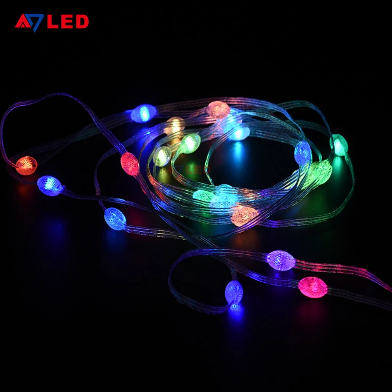 Music Controlled 5m/10m/15m Colorful IC RGB Christmas LED String Lights