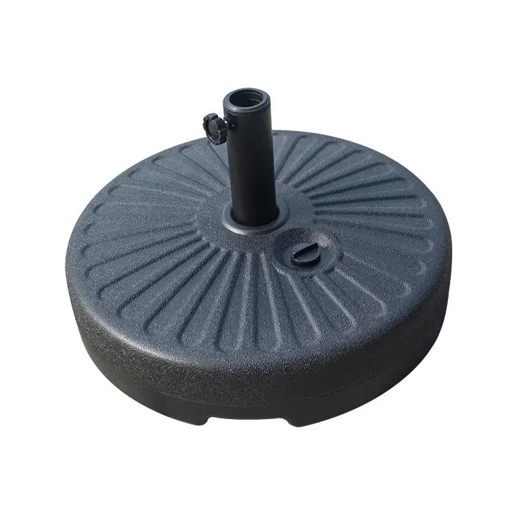 HDPE Round Plastic Water Filled Cantilever Parasol Umbrella Base