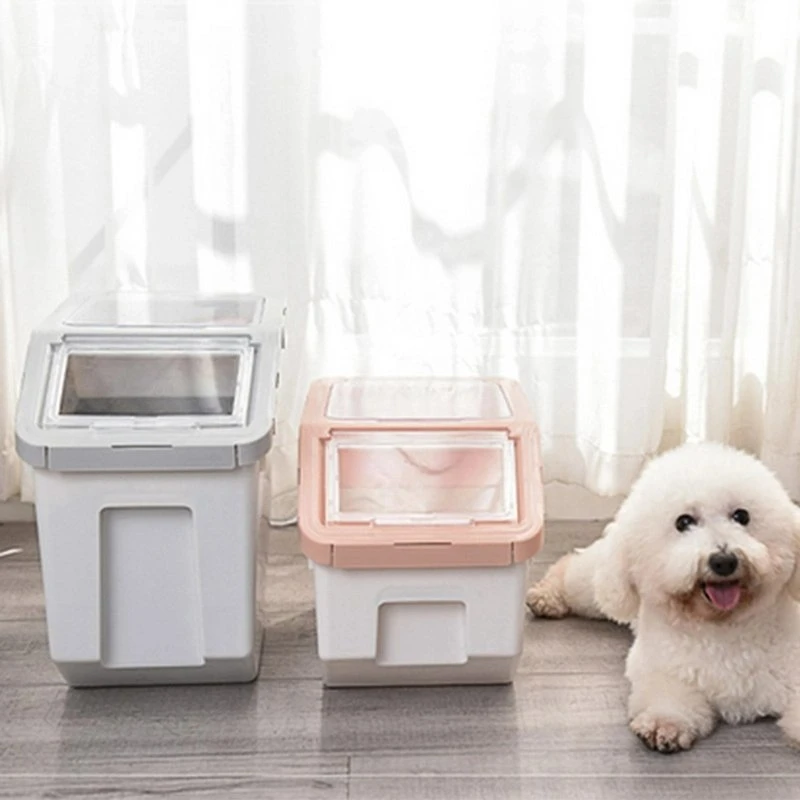 Boîte de rangement multi-fonctionnelle pour animaux de compagnie en gros - conteneur alimentaire pour chiens et chats étanche, antiinsectes, résistant à l'humidité