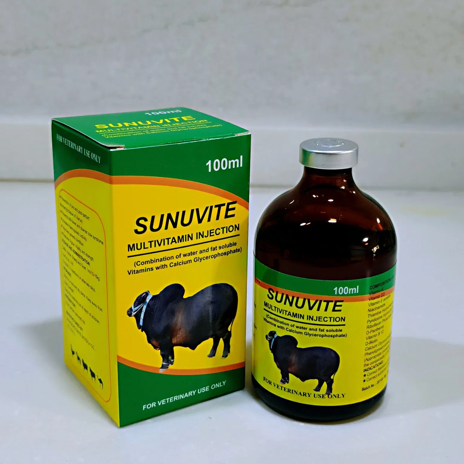 Veterinary Injectable Solution Multivitamin Injection for Animal Use