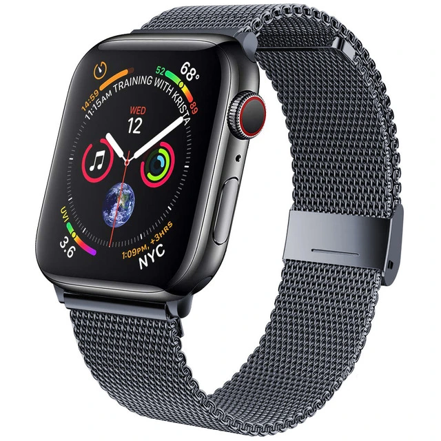 Custom Fashion Designer Metallbänder für Edelstahl-Armband für Milanese Armband für Apple Watch 38mm 40mm 42mm 44mm