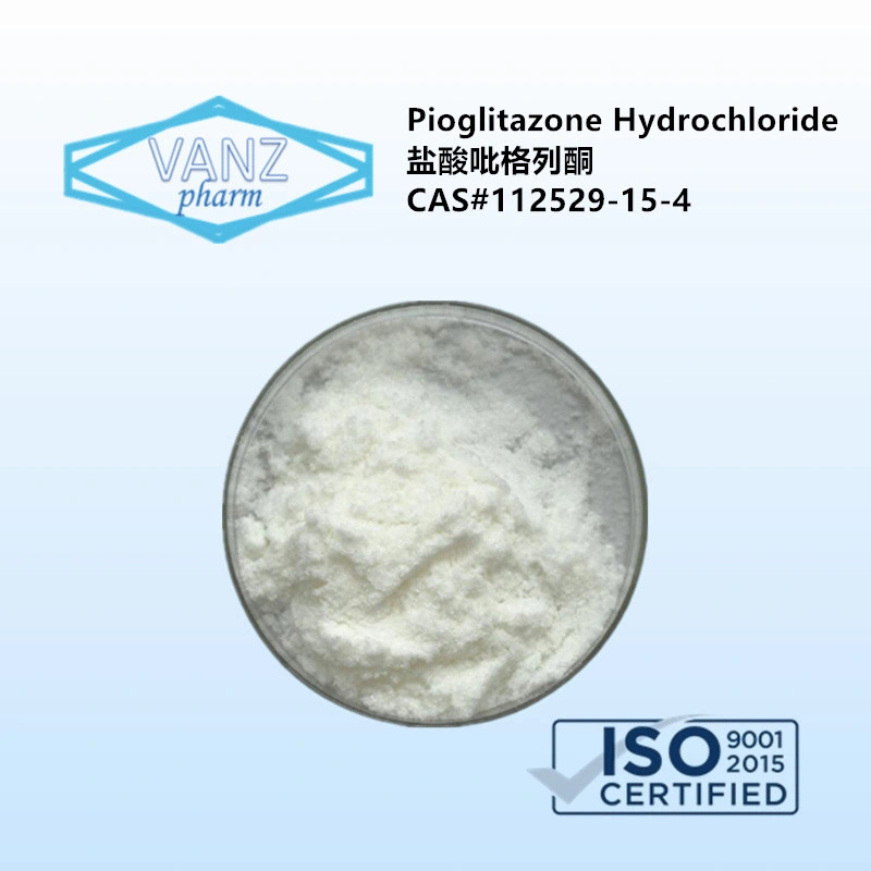 Hubei Vanz Factory Supply API Pioglitazone Hydrochloride CAS#112529-15-4 High Blood Sugar Treatment