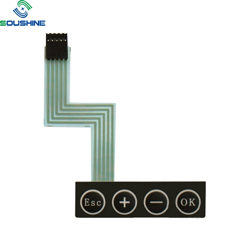 Low Price Custom Membrane Switch for Fuel Quality Sensor, 3m Metal Domes Membrane Switch