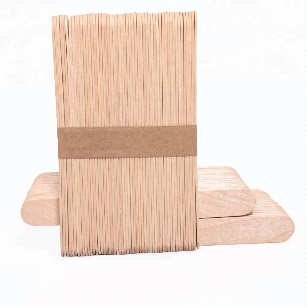Depresor de lengua de madera desechables /espátula de madera para adultos y niños con CE&amp;Certificados ISO