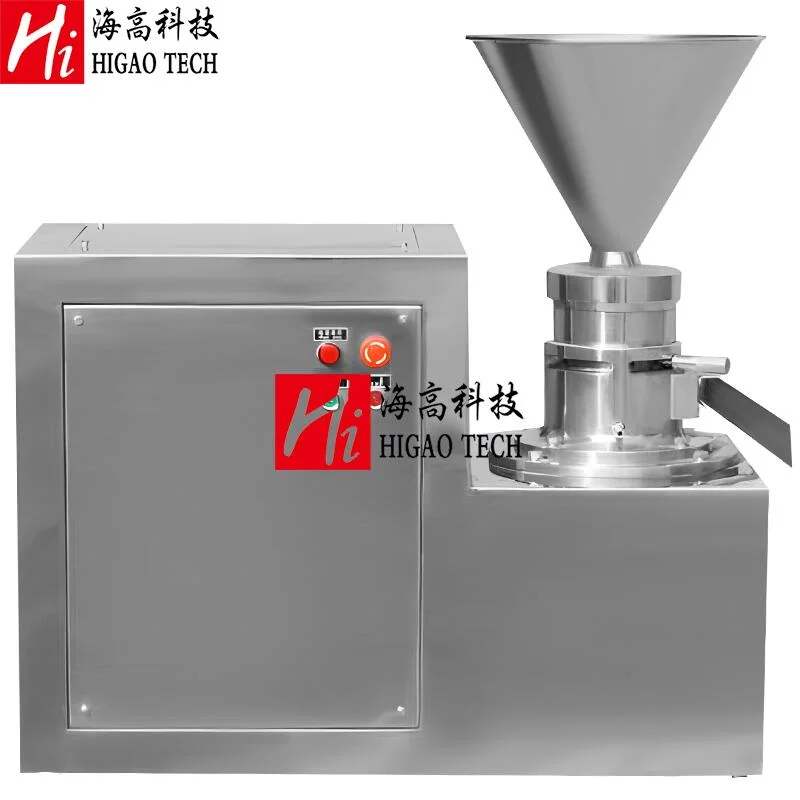 Vertical Colloid Mill Tahini Tomato Sauce Cocoa Nut Butter Grinding Machine