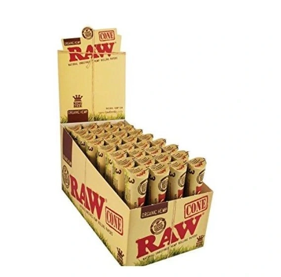 Raw clássico em bruto 1.25 1 1/4 Size Cigarro Papéis evolutivo 50 Count