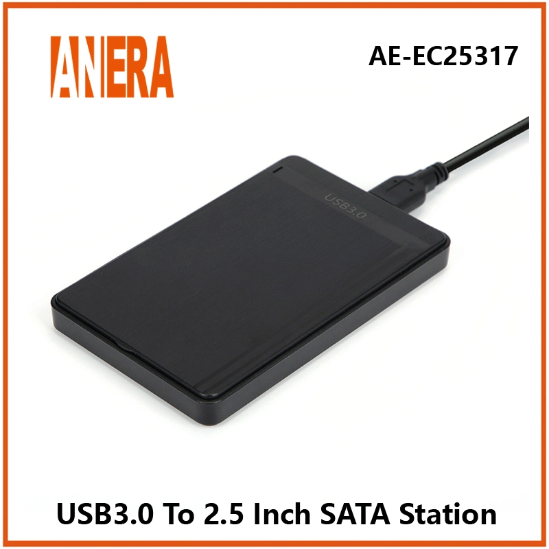 Gehäuse für USB 3,0 auf SATA-Festplatte mit hoher Geschwindigkeit für 2,5-ZOLL-SATA-HDD-SSD