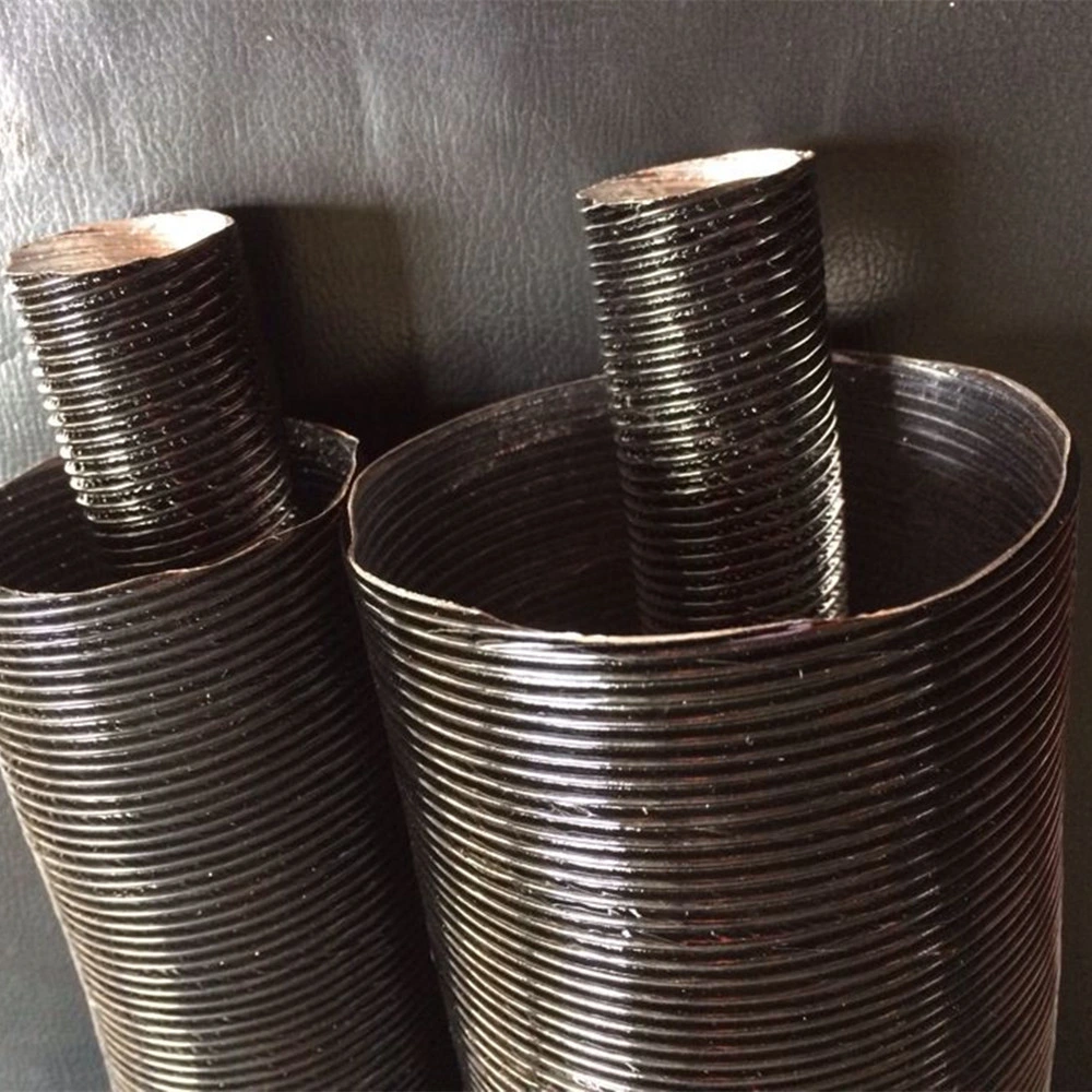 Aluminium Hot Air Ducting Flexible Heat Resistant Car Engine Pipe Aluminum Heat Shield Corrugated Composite Tube