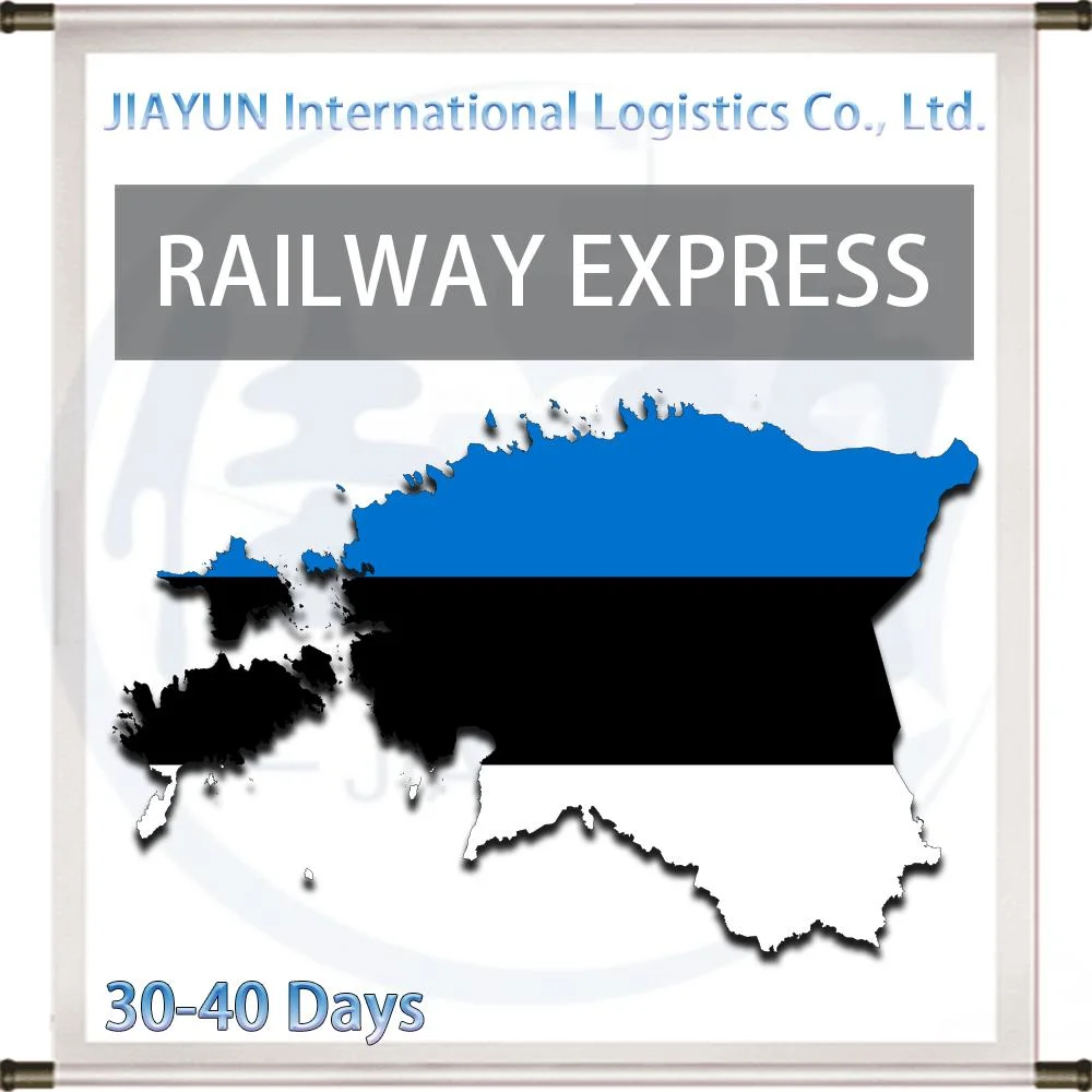 1688 Alibaba Forwarder Shipping Agent DDU DDP FCL LCL Shipping Rail Transport Railway Express Freight From China to Estonia Ee