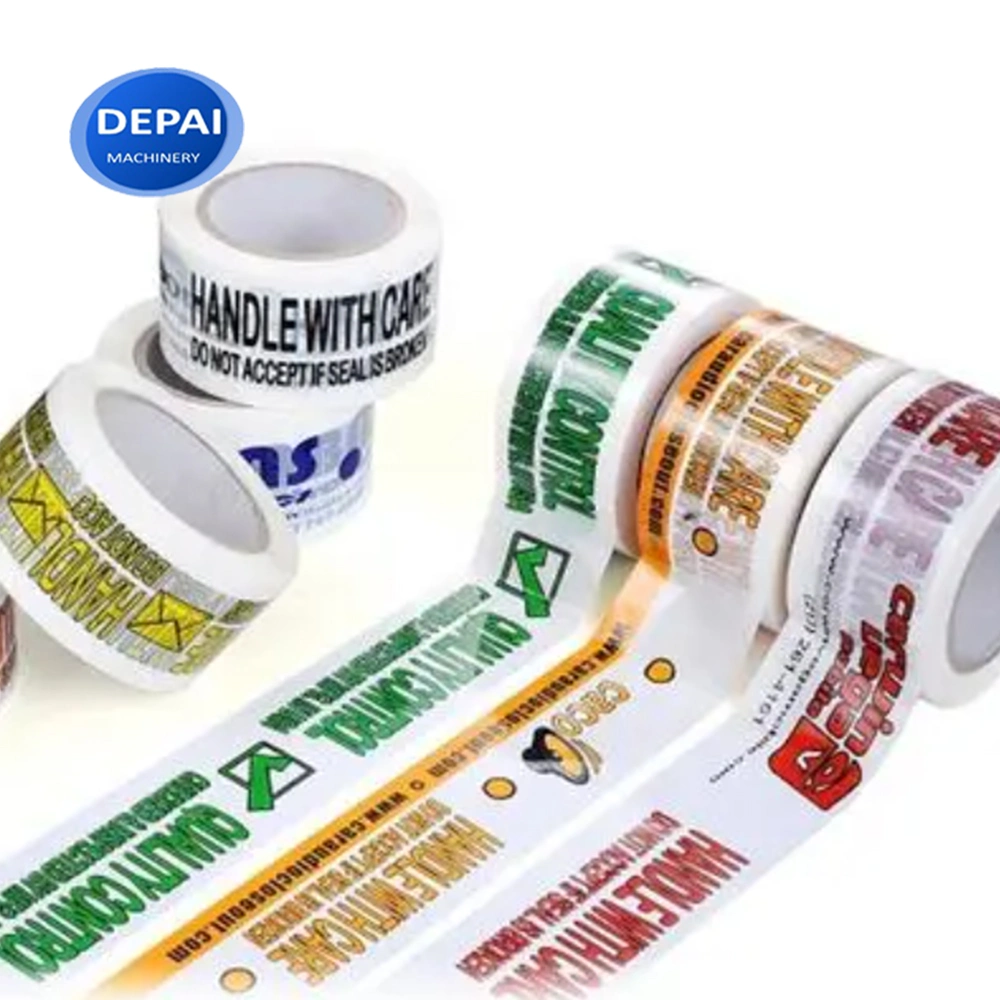 Multicolor Roll Water-Based Ink Adhesive BOPP Tape Flexo Printing Machine