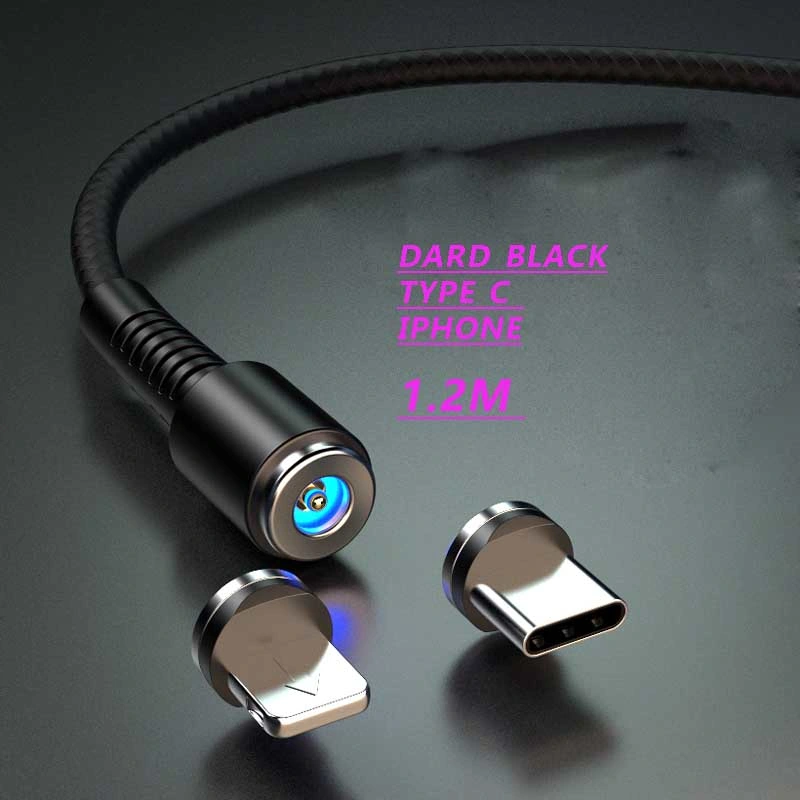 Magnetic Charger 3 in 1 Fast Harger USB Cable for Mobile Phones