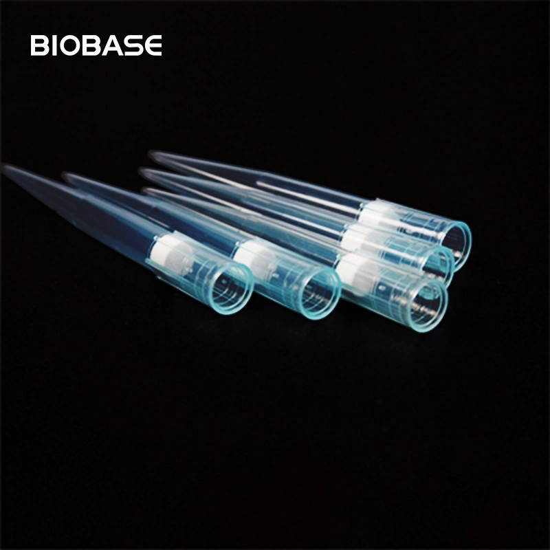 Biobase 10/100/200/1000 pointes de pipettes stériles à volume différent avec laboratoire de filtration Consommez des fournitures