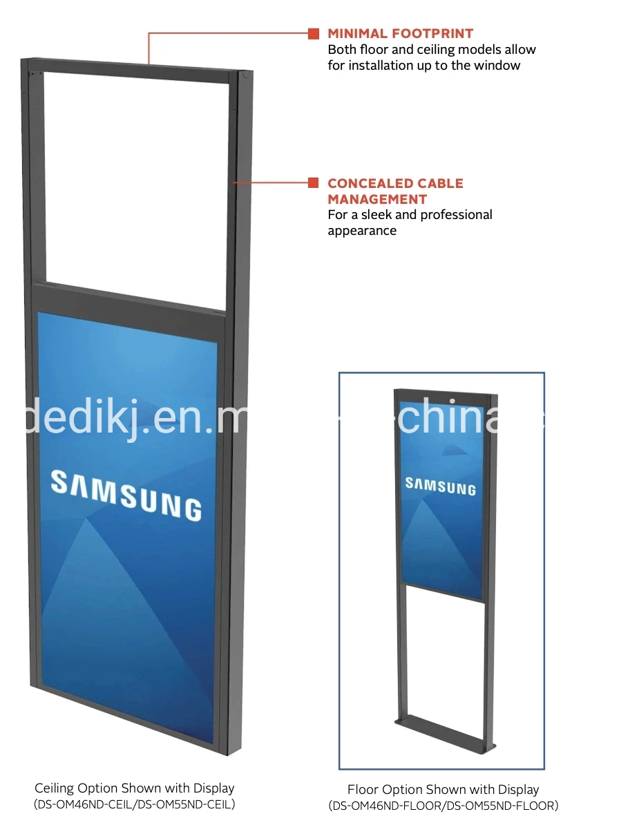 High Brightness 43/55/65'' Digital LCD Window for Stores