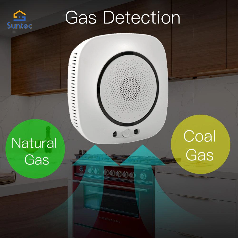 Smart WiFi fuga de gas Co Detector del sensor de alarma de seguridad para el hogar