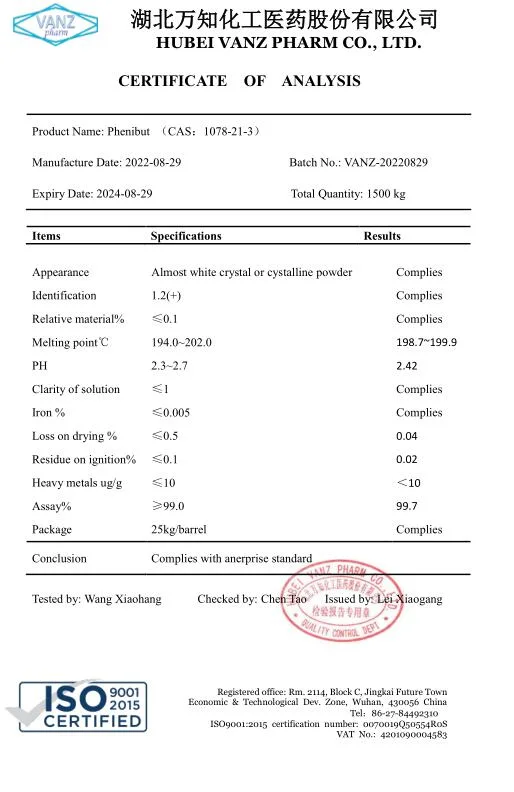 Необработанные порошок Phenibut Nootropics /Phenibut HCl 3060-41-1 с внутреннего судоходства в США и Великобритании и Австралии/Германия и Швеция