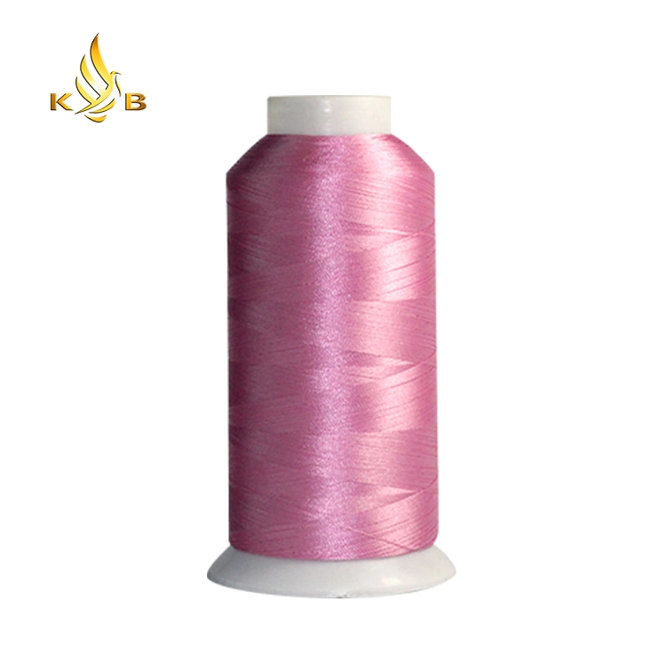 Kingeagle China Supplies Rainbow Color Rayon Embroidery Thread for Machine