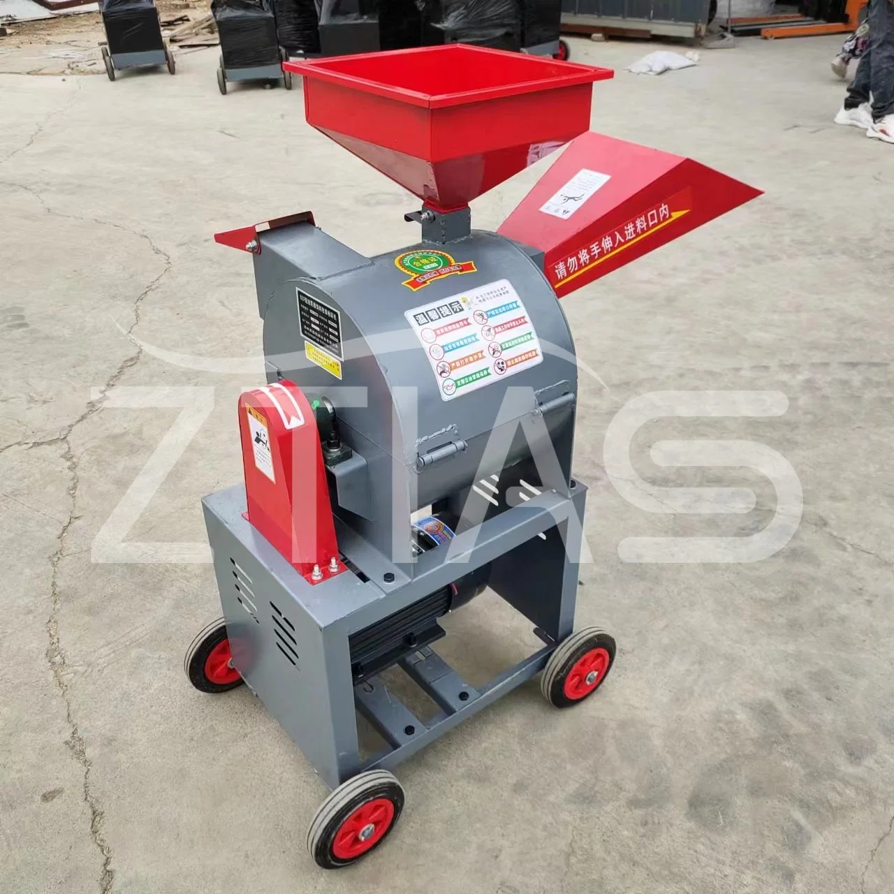 Grass Kneading Mill, Commercial Fresh Forage, Ultra-Fine Wet Corn Straw Beater, Large Equipment for Green Fodder Breeding