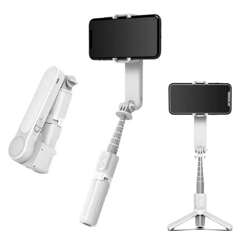 Populaire L09 caméra à distance flexible sans fil Monopod alliage d'aluminium selfie Trépied pliable en bâton